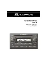 Предварительный просмотр 1 страницы Kia K200SP Instruction Manual