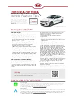 Предварительный просмотр 1 страницы Kia Optima 2018 Owner'S Manual