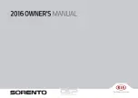 Kia SORENTO 2016 Owner'S Manual предпросмотр