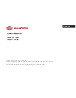 Kia T9JM User Manual preview