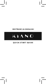 Preview for 1 page of Kiano Elegance 4.5 Quick Start Manual