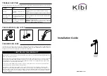 KIBI Victorian KBF1013 Installation Manual preview