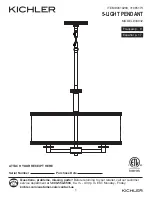 Preview for 1 page of Kichler Lighting 0810289 Manual