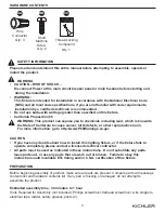 Preview for 3 page of Kichler Lighting 0986286 Instruction Manual