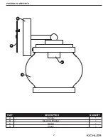 Preview for 2 page of Kichler Lighting 1085720 Manual