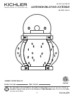 Preview for 8 page of Kichler Lighting 1085720 Manual