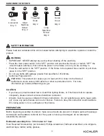 Preview for 3 page of Kichler Lighting 1479175 Manual