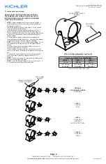 Предварительный просмотр 2 страницы Kichler Lighting 16027SS30 Instruction Manual