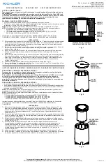 Предварительный просмотр 2 страницы Kichler Lighting 16099BK Manual