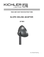 Preview for 1 page of Kichler Lighting 337005 Instructions Manual