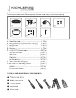 Preview for 2 page of Kichler Lighting 337005 Instructions Manual