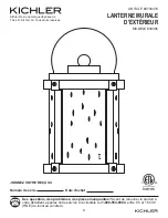 Предварительный просмотр 9 страницы Kichler Lighting 39495 Manual