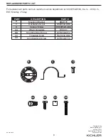 Предварительный просмотр 8 страницы Kichler Lighting 39532 Manual