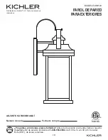 Предварительный просмотр 19 страницы Kichler Lighting 39533 Manual