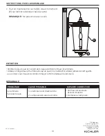 Preview for 14 page of Kichler Lighting 39543 Assembly Instructions Manual