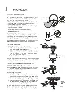 Preview for 2 page of Kichler Lighting 3R200, 3R400, 3W500 Instruction Manual