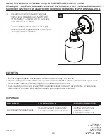 Предварительный просмотр 26 страницы Kichler Lighting 5024105 Instructions Manual