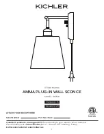 Предварительный просмотр 1 страницы Kichler Lighting 5024106 Instructions Manual