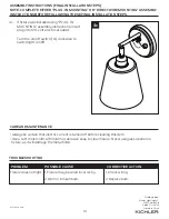 Предварительный просмотр 14 страницы Kichler Lighting 5024106 Instructions Manual