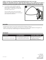 Preview for 26 page of Kichler Lighting 5024107 Instructions Manual