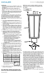 Предварительный просмотр 2 страницы Kichler Lighting AMBER VALLEY Series Manual