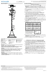 Предварительный просмотр 2 страницы Kichler Lighting Hampshire 13.25 Installation Instructions