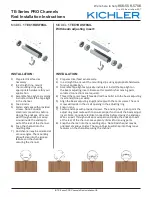 Preview for 2 page of Kichler Lighting TE PRO Series Installation Instructions