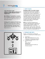 Preview for 2 page of Kichler Lighting Universal 3 Light Fitter Instruction Manual