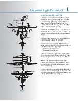 Предварительный просмотр 3 страницы Kichler Lighting Universal Ceiling Fan Light Fixture Instruction Manual