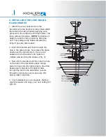 Предварительный просмотр 4 страницы Kichler Lighting Universal Ceiling Fan Light Fixture Instruction Manual