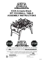 Предварительный просмотр 1 страницы KICK Armada Black Assembly Instructions Manual