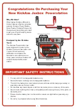 Preview for 3 page of KickAss Jaxbox X1 User Manual