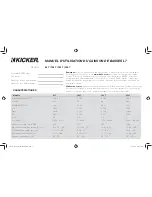 Предварительный просмотр 26 страницы Kicker 10L7 Owner'S Manual