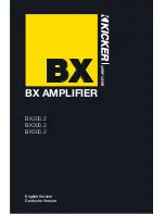 Preview for 1 page of Kicker BX200.2 Owner'S Manual