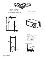 Preview for 20 page of Kicker CompVR Technical Manual