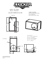 Preview for 29 page of Kicker CompVR Technical Manual