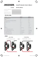 Preview for 2 page of Kicker COMPVT CVT102 Owner'S Manual