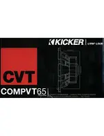 Предварительный просмотр 10 страницы Kicker COMPVT65 Owner'S Manual