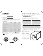 Предварительный просмотр 2 страницы Kicker CVX COMPVX10 Owner'S Manual