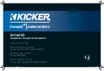 Preview for 1 page of Kicker CWQ102 Owner'S Manual