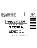 Preview for 12 page of Kicker DX100.2 Owner'S Manual