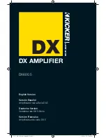 Kicker DX600.5 Owner'S Manual preview