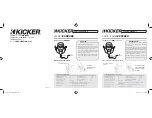 Предварительный просмотр 1 страницы Kicker EB141 Owner'S Manual