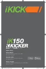 Kicker iKick iK150 Owner'S Manual preview