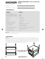 Preview for 20 page of Kicker IX.2-SERIES Owner'S Manual