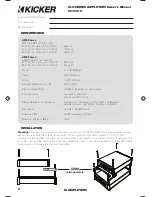 Preview for 2 page of Kicker IX.5 Series Owner'S Manual