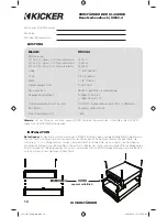 Preview for 14 page of Kicker IX Amplifier 10IX500.4 Owner'S Manual