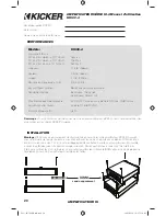 Preview for 20 page of Kicker IX Amplifier 10IX500.4 Owner'S Manual