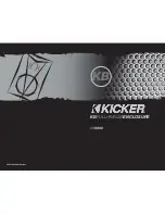 Kicker KB6000 Owner'S Manual preview