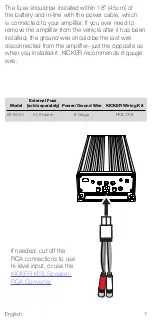 Предварительный просмотр 7 страницы Kicker KEY500.1 Owner'S Manual